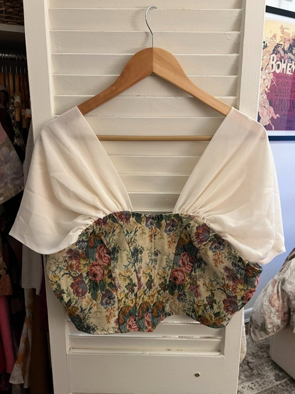 Cute Floral Crop Top